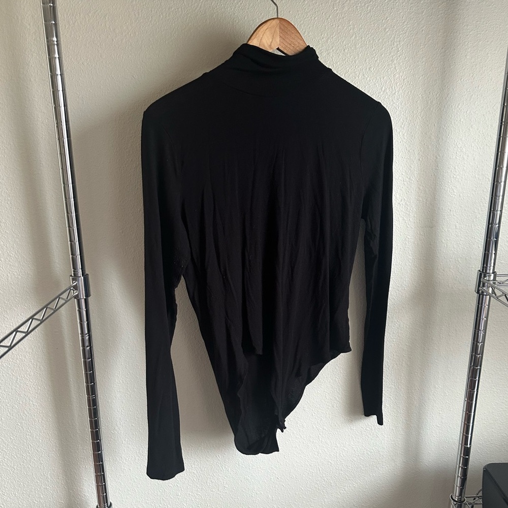 FASHION NOVA Black Women's Bodysuit.